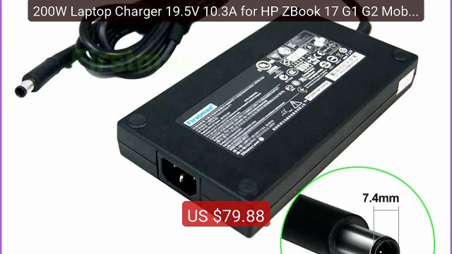 200W Laptop Charger 19.5V 10.3A for HP ZBook 17 G1 G2 Mobil... Top Pick 2026 | Unbeatable Price!
