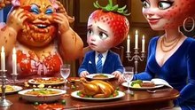 How She Used a Toddler to Fill Her Plate. @viralInterpretation