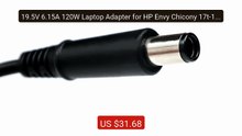 19.5V 6.15A 120W Laptop Adapter for HP Envy Chicony 17t-1000 17t-11... -- Top Rated 2026 | Buy Now!