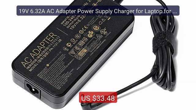 19V 6.32A AC Adapter Power Supply Charger for Laptop for ASUS ADP-... Best Deal 2026 | Shop Now!