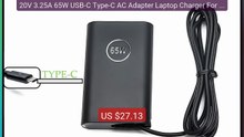 20V 3.25A 65W USB-C Type-C AC Adapter Laptop Charger For De... -- Top Pick 2026 | Unbeatable Price!