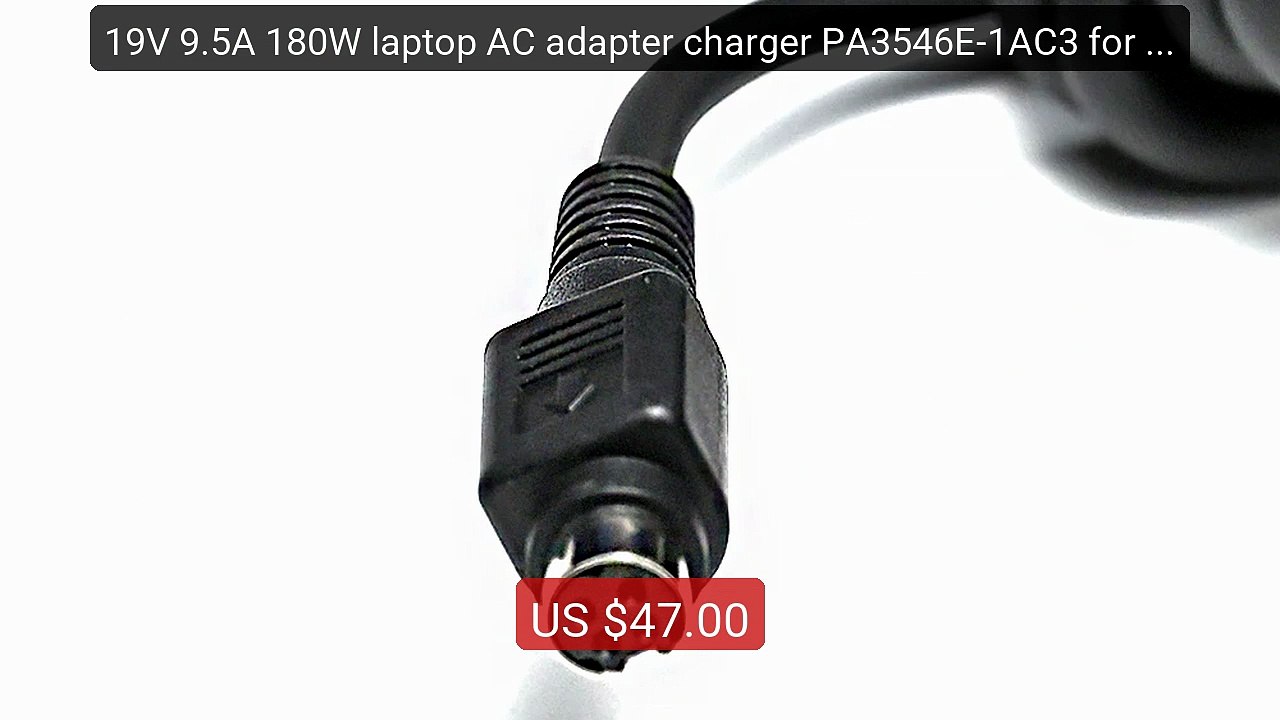 19V 9.5A 180W laptop AC adapter charger PA3546E-1AC3 for Tosh... -- Amazing Value 2026 | Must Have!