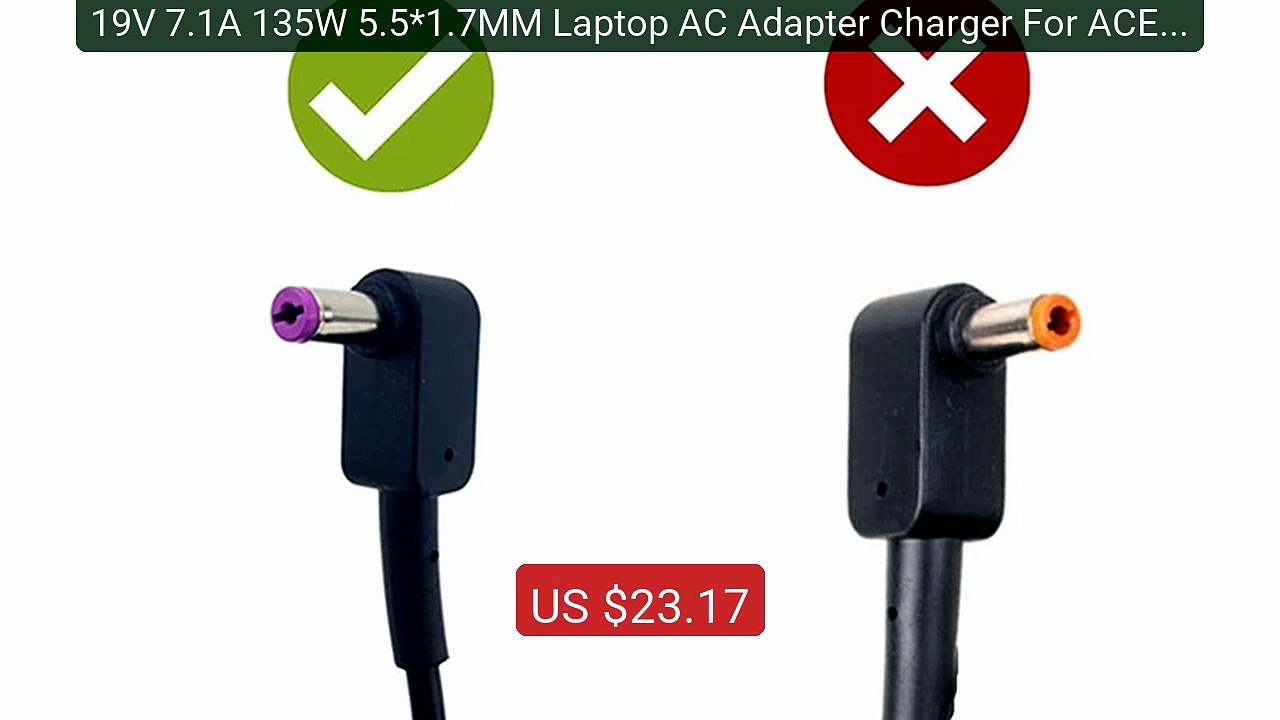 19V 7.1A 135W 5.5*1.7MM Laptop AC Adapter Charger For ACER Aspire L... -- Top Rated 2026 | Buy Now!