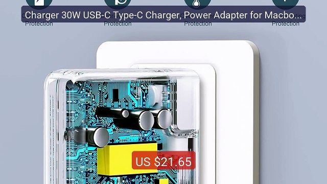 Charger 30W USB-C Type-C Charger, Power Adapter for Macbook A1... Best Buy 2026 | Great Quality!