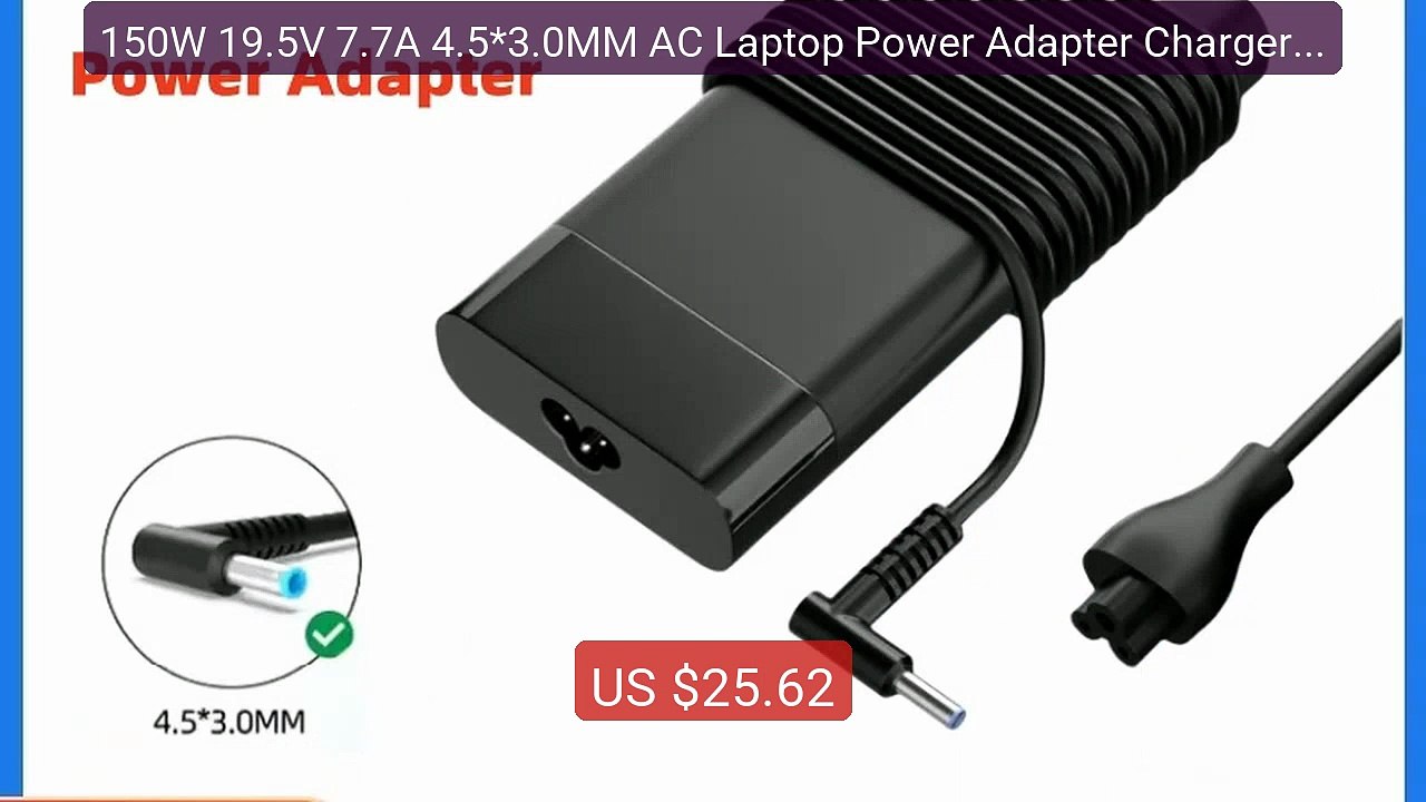150W 19.5V 7.7A 4.5*3.0MM AC Laptop Power Adapter Charger For HP Zb... -- Top Rated 2026 | Buy Now!
