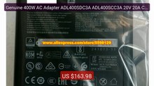 Genuine 400W AC Adapter ADL400SDC3A ADL400SCC3A 20V 20A Charge... -- Hot Deal 2026 | Limited Offer!