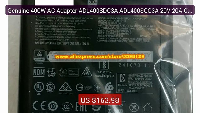 Genuine 400W AC Adapter ADL400SDC3A ADL400SCC3A 20V 20A Charge... Hot Deal 2026 | Limited Offer!