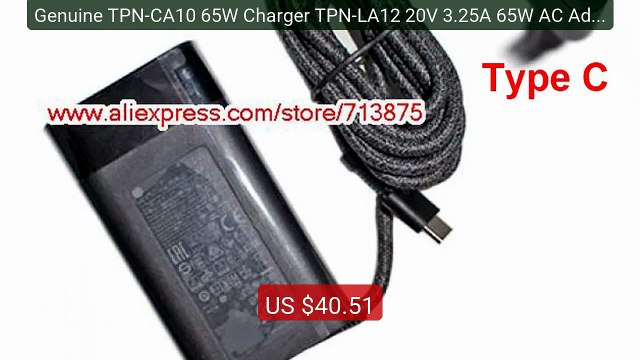 Genuine TPN-CA10 65W Charger TPN-LA12 20V 3.25A 65W AC Adapter for... Best Deal 2026 | Shop Now!
