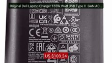 Original Dell Laptop Charger 165W Watt USB Type C  GAN AC Powe... -- Best Buy 2026 | Great Quality!