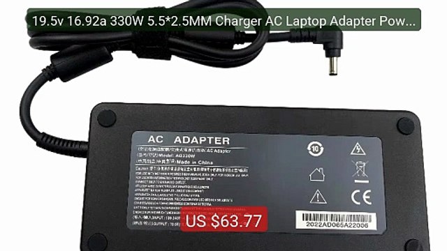 19.5v 16.92a 330W 5.5*2.5MM Charger AC Laptop Adapter Power... Top Pick 2026 | Unbeatable Price!