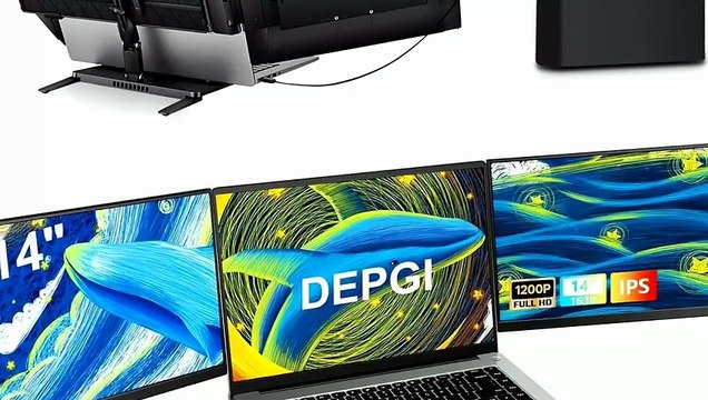 DEPGI 14 Laptop Screen Extender & Cooler