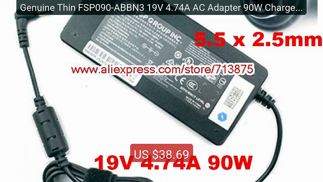 Genuine Thin FSP090-ABBN3 19V 4.74A AC Adapter 90W Charger ... -- Top Pick 2026 | Unbeatable Price!