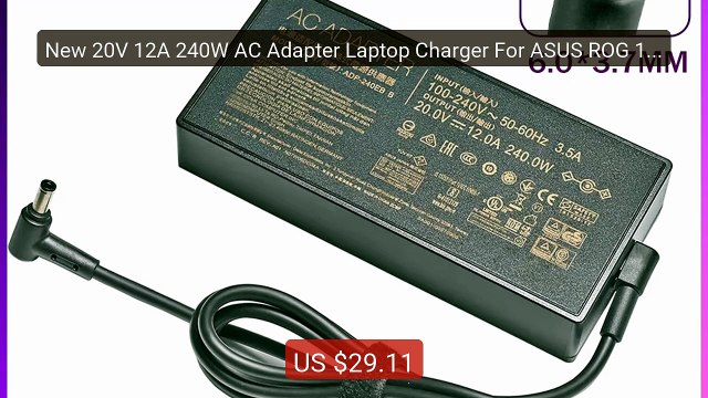 New 20V 12A 240W AC Adapter Laptop Charger For ASUS ROG 15 GX5... Hot Deal 2026 | Limited Offer!