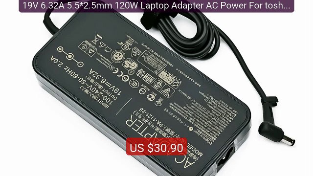 19V 6.32A 5.5*2.5mm 120W Laptop Adapter AC Power For toshiba S... Best Buy 2026 | Great Quality!