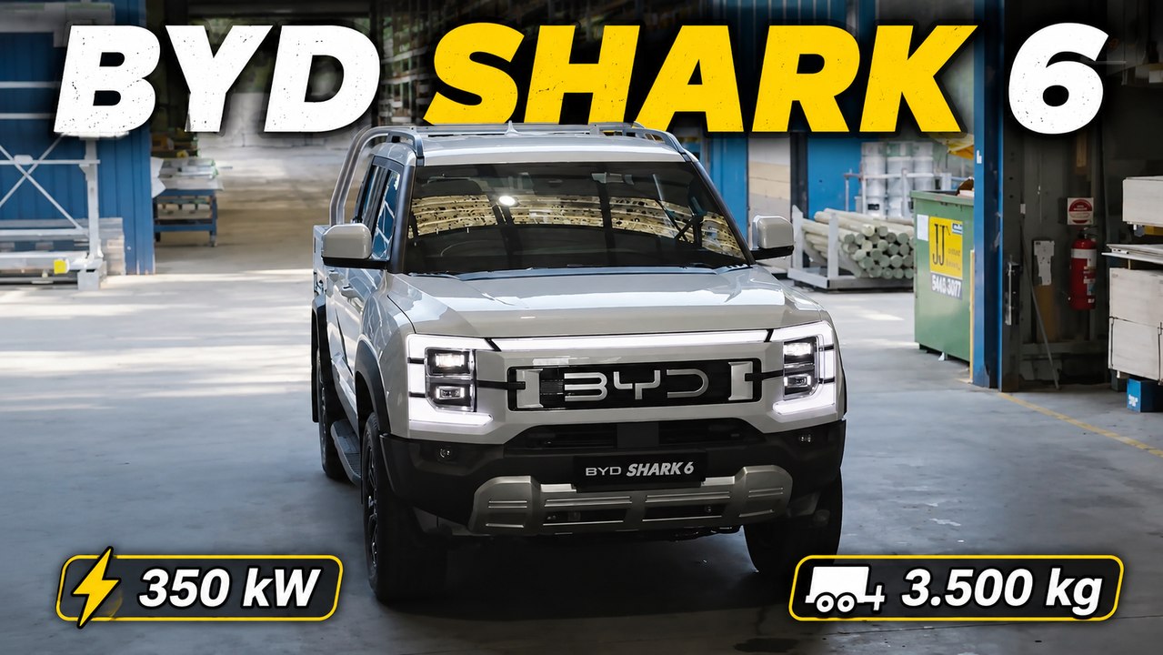 BYD Shark 6 Premium & Dynamic Cab Chassis jetzt offiziell vorgestellt