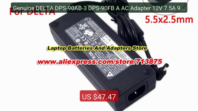 Genuine DELTA DPS-90AB-3 DPS-90FB A AC Adapter 12V 7.5A 90W fo... Best Buy 2026 | Great Quality!