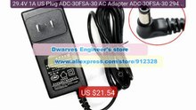29.4V 1A US Plug ADC-30FSA-30 AC Adapter ADC-30FSA-30 29430... -- Top Pick 2026 | Unbeatable Price!