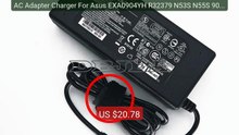 AC Adapter Charger For Asus EXA0904YH R32379 N53S N55S 90W lap... -- Best Buy 2026 | Great Quality!