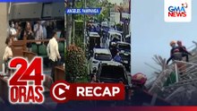 24 Oras: (Part 1) Paghahanap kay Sen. Bato; Ikinakasang reklamo vs Sen. Padilla; Pag-walkout ng Senate Minority; Update sa guho sa Pampanga, atbp