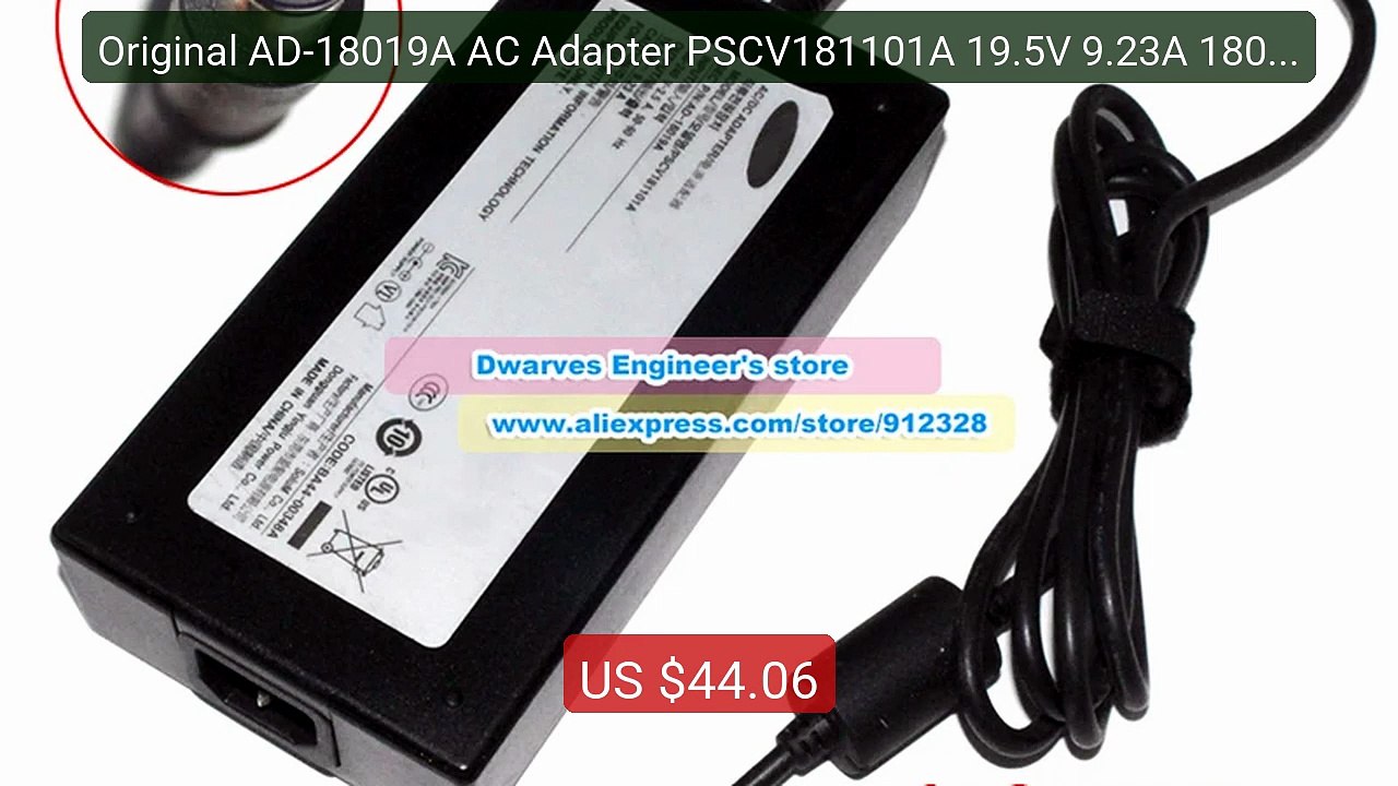 Original AD-18019A AC Adapter PSCV181101A 19.5V 9.23A 180W ... -- Top Pick 2026 | Unbeatable Price!