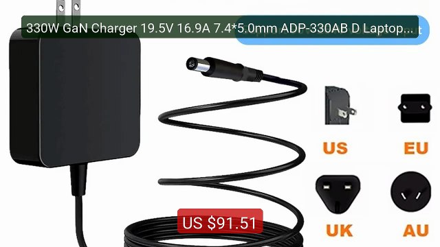 330W GaN Charger 19.5V 16.9A 7.4*5.0mm ADP-330AB D Laptop Adapter ... Best Deal 2026 | Shop Now!