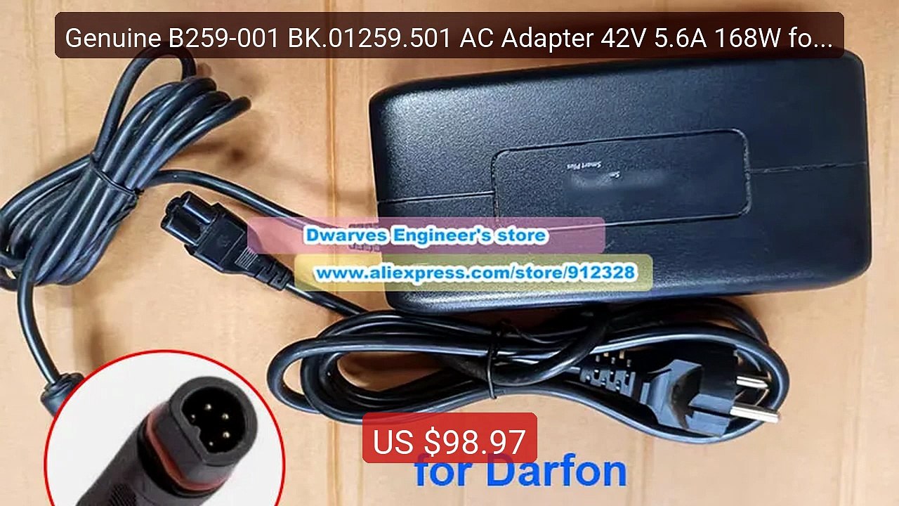 Genuine B259-001 BK.01259.501 AC Adapter 42V 5.6A 168W for DAR... -- Best Buy 2026 | Great Quality!