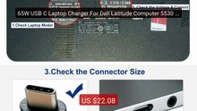 65W USB C Laptop Charger For Dell Latitude Computer 5530 5420 5430 ... -- Top Rated 2026 | Buy Now!
