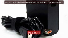 20V 3.25A USB AC Power Adapter For Lenovo Yoga 900-13ISK 900S... -- Amazing Value 2026 | Must Have!