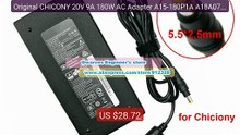 Original CHICONY 20V 9A 180W AC Adapter A15-180P1A A18A071P A... -- Amazing Value 2026 | Must Have!