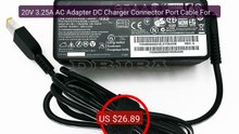 20V 3.25A AC Adapter DC Charger Connector Port Cable For Lenov... -- Hot Deal 2026 | Limited Offer!