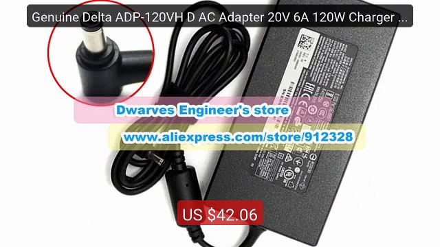 Genuine Delta ADP-120VH D AC Adapter 20V 6A 120W Charger for ... Amazing Value 2026 | Must Have!