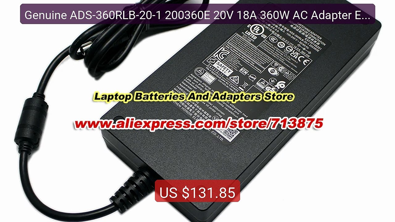 Genuine ADS-360RLB-20-1 200360E 20V 18A 360W AC Adapter EAY... -- Top Pick 2026 | Unbeatable Price!