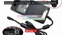 Genuine PA-1221-03 AC Adapter 20V 11A 220W Charger For Alie... -- Top Pick 2026 | Unbeatable Price!