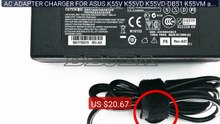 AC ADAPTER CHARGER FOR ASUS K55V K55VD K55VD-DB51 K55VM adapter power -- Top Rated 2026 | Buy Now!