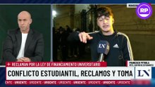 Trebucq se sacó con un estudiante en un debate por la educación pública