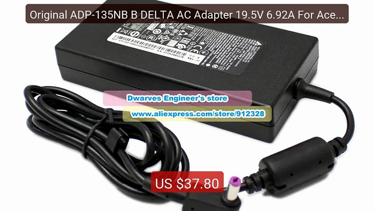 Original ADP-135NB B DELTA AC Adapter 19.5V 6.92A For Acer ... -- Top Pick 2026 | Unbeatable Price!