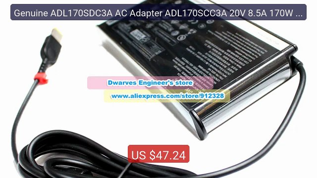 Genuine ADL170SDC3A AC Adapter ADL170SCC3A 20V 8.5A 170W for L... Hot Deal 2026 | Limited Offer!