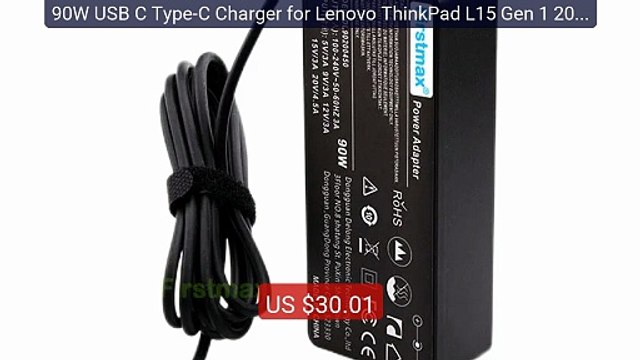 90W USB C Type-C Charger for Lenovo ThinkPad L15 Gen 1 20U3 2... Amazing Value 2026 | Must Have!