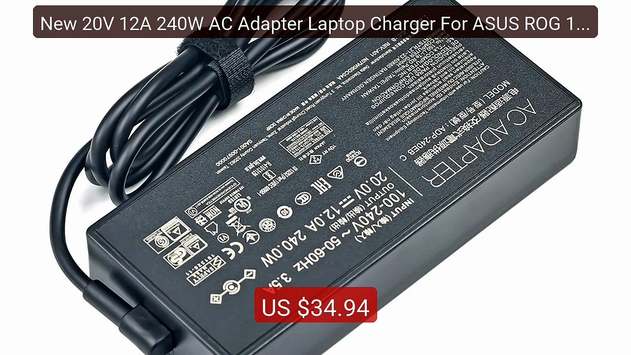 New 20V 12A 240W AC Adapter Laptop Charger For ASUS ROG 15 GX550LXS... -- Top Rated 2026 | Buy Now!