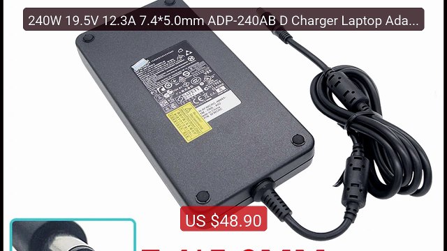 240W 19.5V 12.3A 7.4*5.0mm ADP-240AB D Charger Laptop Adapter ... Best Buy 2026 | Great Quality!