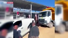 Ankara'da kesimden kaçan kurbanlık kornaya bastı