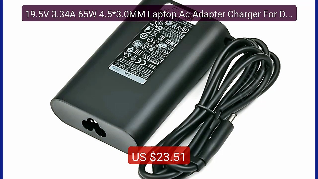 19.5V 3.34A 65W 4.5*3.0MM Laptop Ac Adapter Charger For Dell ... -- Amazing Value 2026 | Must Have!