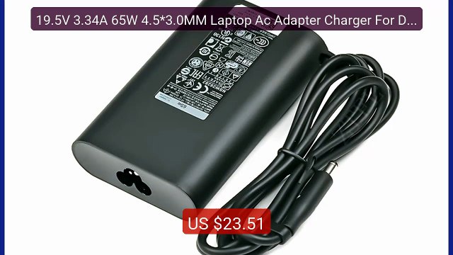 19.5V 3.34A 65W 4.5*3.0MM Laptop Ac Adapter Charger For Dell ... Amazing Value 2026 | Must Have!