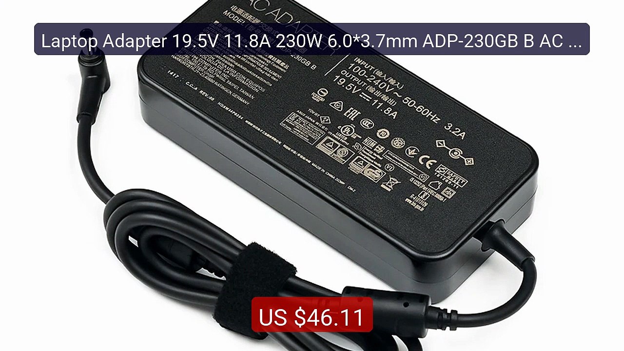Laptop Adapter 19.5V 11.8A 230W 6.0*3.7mm ADP-230GB B AC Power Char... -- Top Rated 2026 | Buy Now!