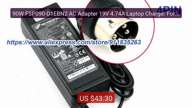 90W FSP090-D1EBN2 AC Adapter 19V 4.74A Laptop Charger For GET... Amazing Value 2026 | Must Have!