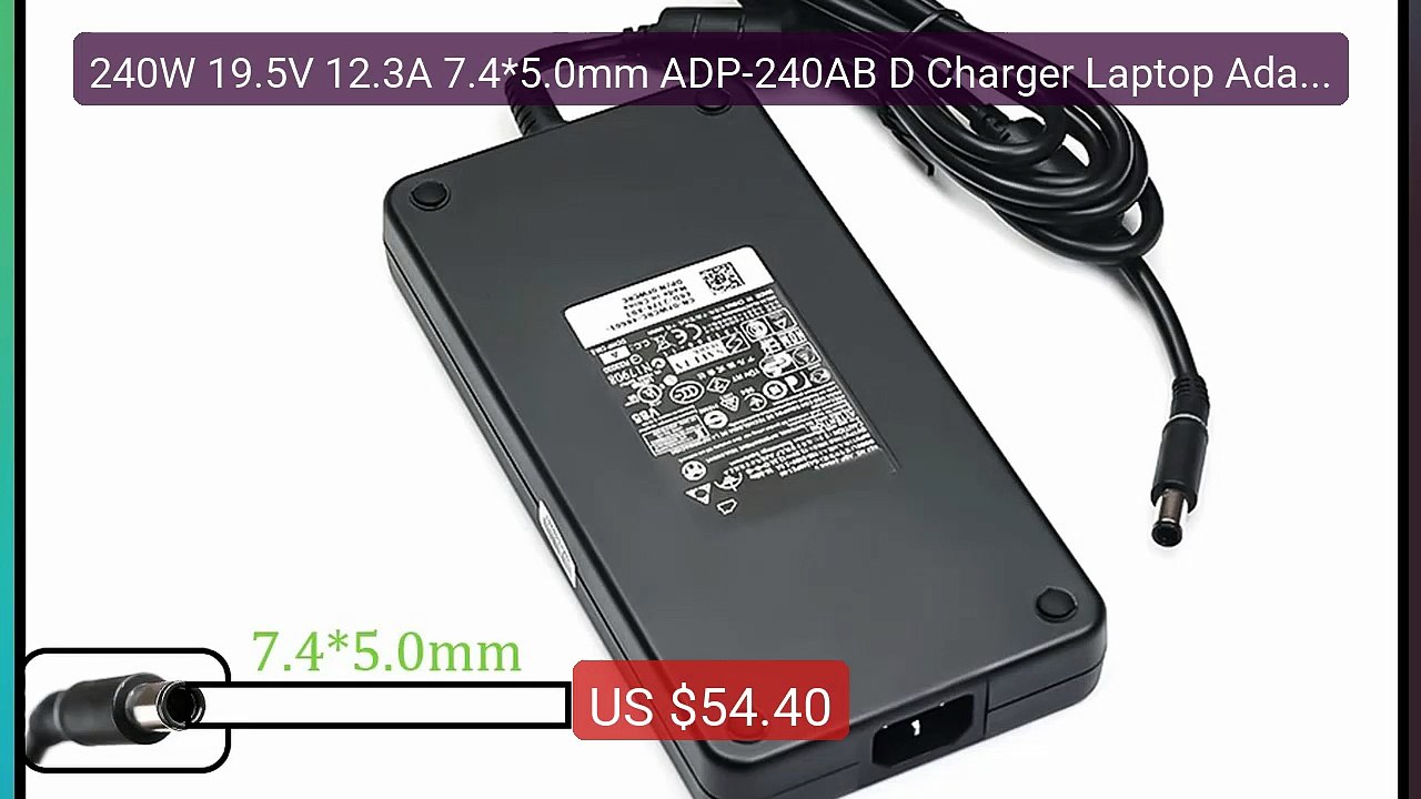 240W 19.5V 12.3A 7.4*5.0mm ADP-240AB D Charger Laptop Adapter For ... -- Best Deal 2026 | Shop Now!