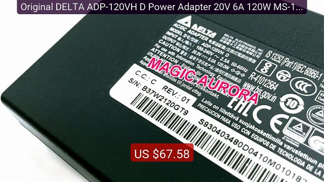 Original DELTA ADP-120VH D Power Adapter 20V 6A 120W MS-16R5 ... Amazing Value 2026 | Must Have!
