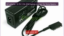 AC adapter 10.5V 2.9A 30W laptop charger for Sony Xperia SGPT111 S... -- Best Deal 2026 | Shop Now!