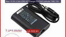 New 19.5V 3.34A 65W AC Charger For Dell Latitude 7480 7490 ... -- Top Pick 2026 | Unbeatable Price!