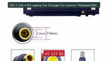 20V 3.25A 4.5A Laptop Car Charger For Lenovo Thinkpad X60 X61 Z60 Z... -- Top Rated 2026 | Buy Now!